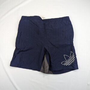 VTG 90s Adidas Mens Large Shorts Trefoil Logo Running Active 6.5"